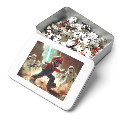 Mario, May the Force Be With Him! Jigsaw Puzzle (30, 110, 252, 500,1000-Piece)