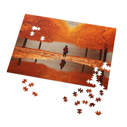 Beautiful Autumn Scene Jigsaw Puzzle (30, 110, 252, 500,1000-Piece)