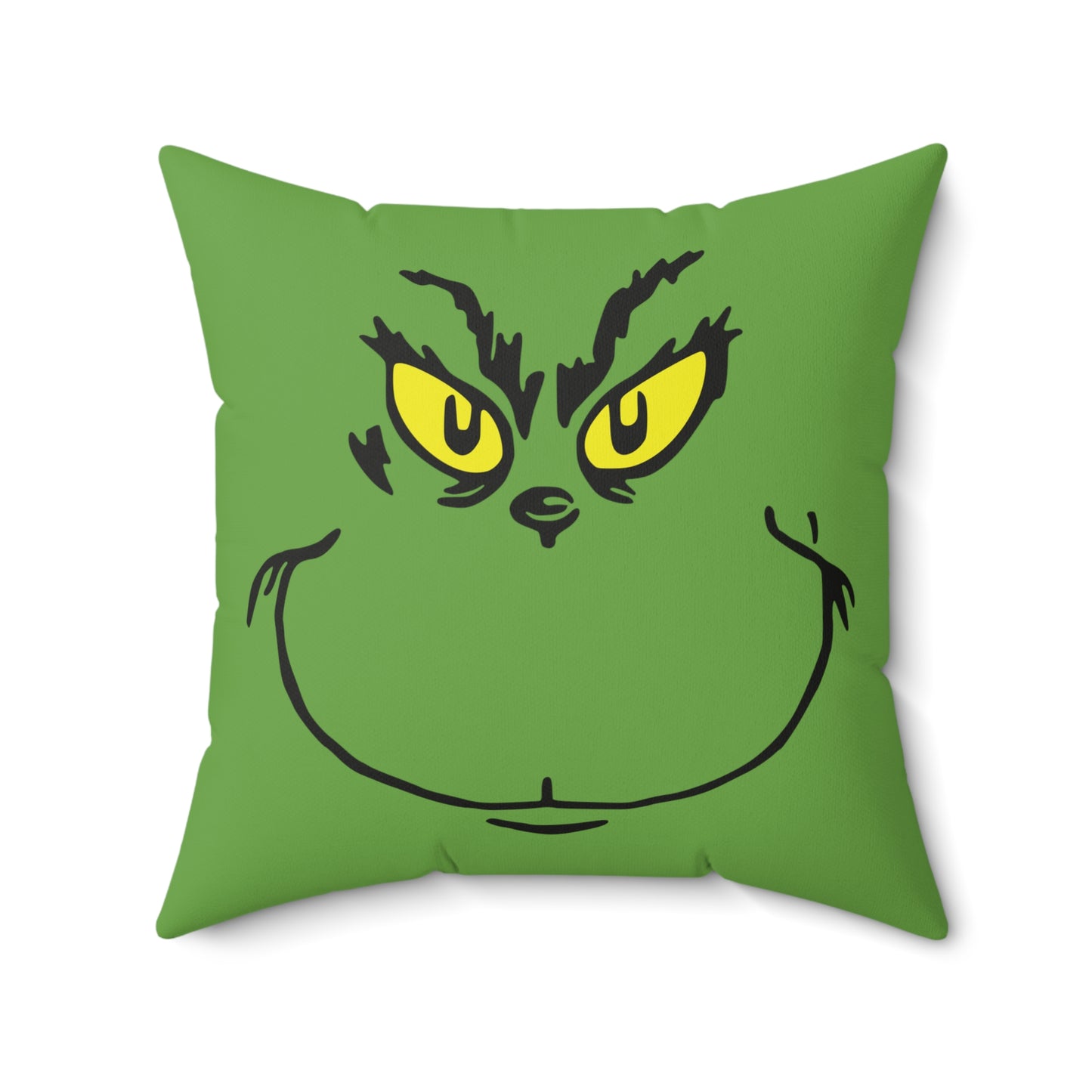 Mr Grinch  Spun Polyester Square Pillow