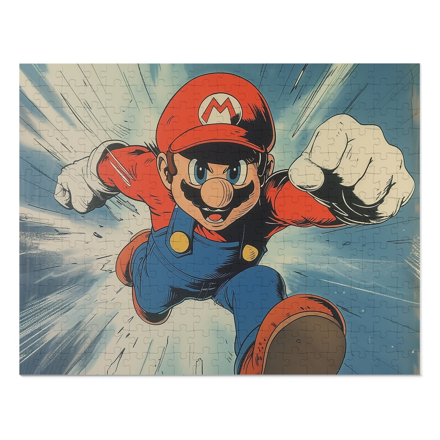 Mario Power Jigsaw Puzzle (30, 110, 252, 500,1000-Piece)