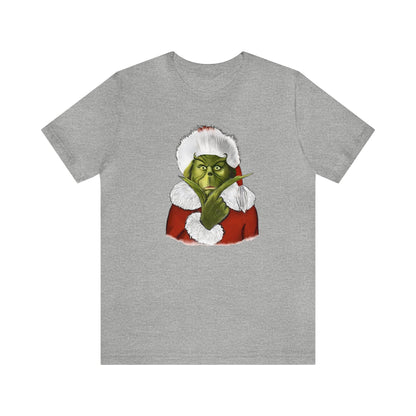 Resting Grinch Face  Unisex Jersey Short Sleeve Tee