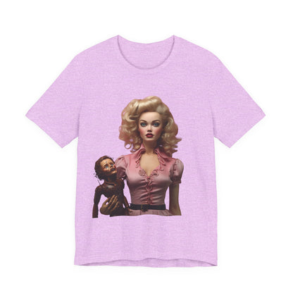 Bad Barbie Doll Unisex Jersey Short Sleeve Tee