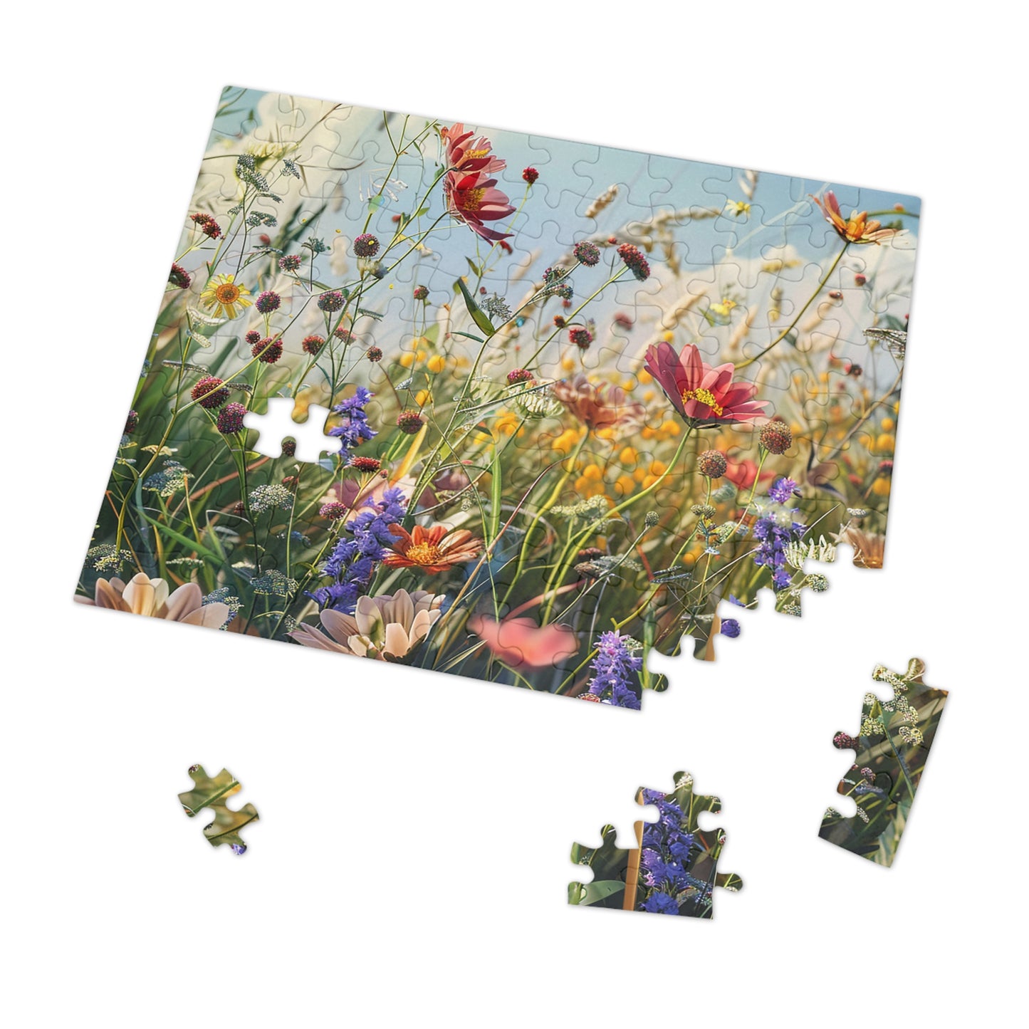 Wildflowers Jigsaw Puzzle (30, 110, 252, 500,1000-Piece)