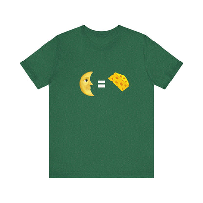 Moon = Cheese  Unisex Jersey Tee