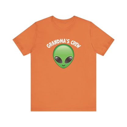 Grandma's Crew Alien  T-Shirt | Unisex Jersey Tee