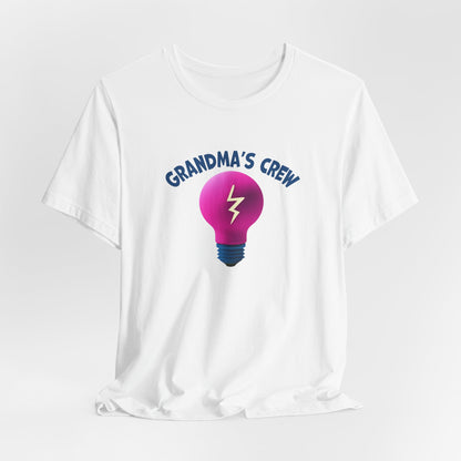 Grandma's Crew  Unisex Jersey Tee - Fun Gift for Grandparents