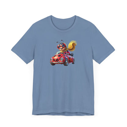 The Ladybug Goes Rogue!   Unisex Tee - Perfect for Kids and Animal Lovers