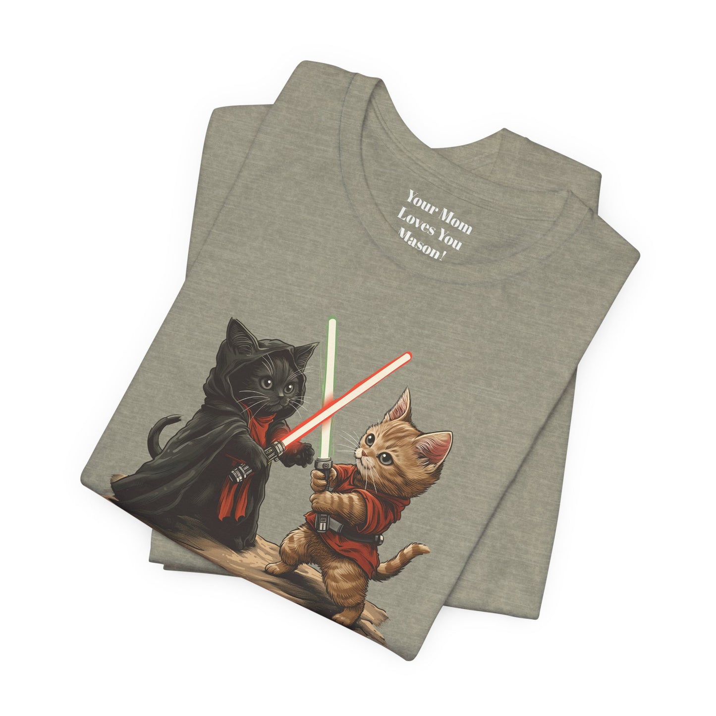 Kitty Star Wars Battle Unisex Jersey Short Sleeve Tee