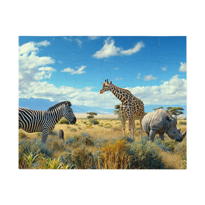 Safari  Jigsaw Puzzle (30, 110, 252, 500,1000-Piece)