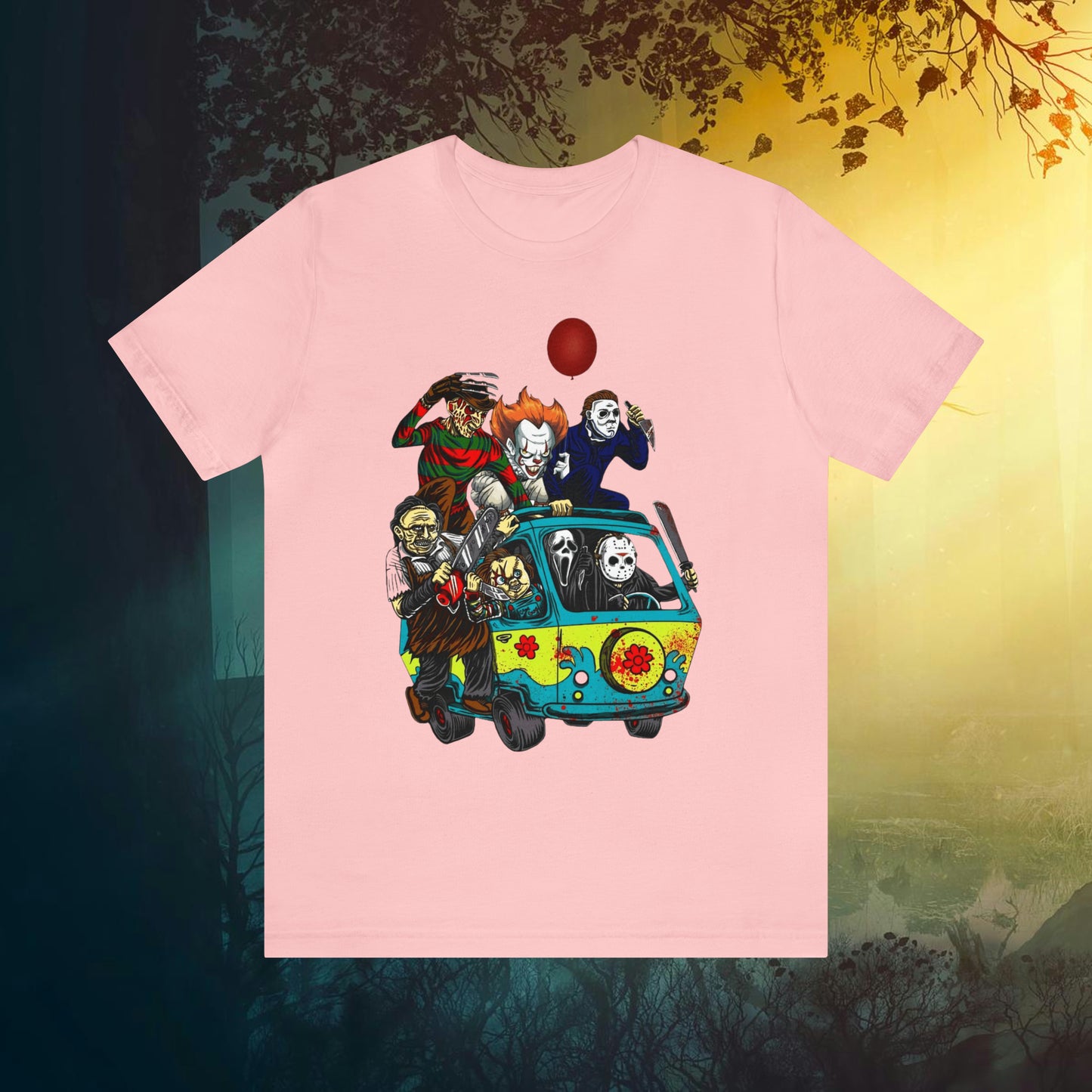 Horror Mystery Machine Unisex Jersey Short Sleeve Tee