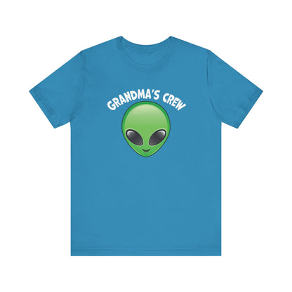 Grandma's Crew Alien  T-Shirt | Unisex Jersey Tee