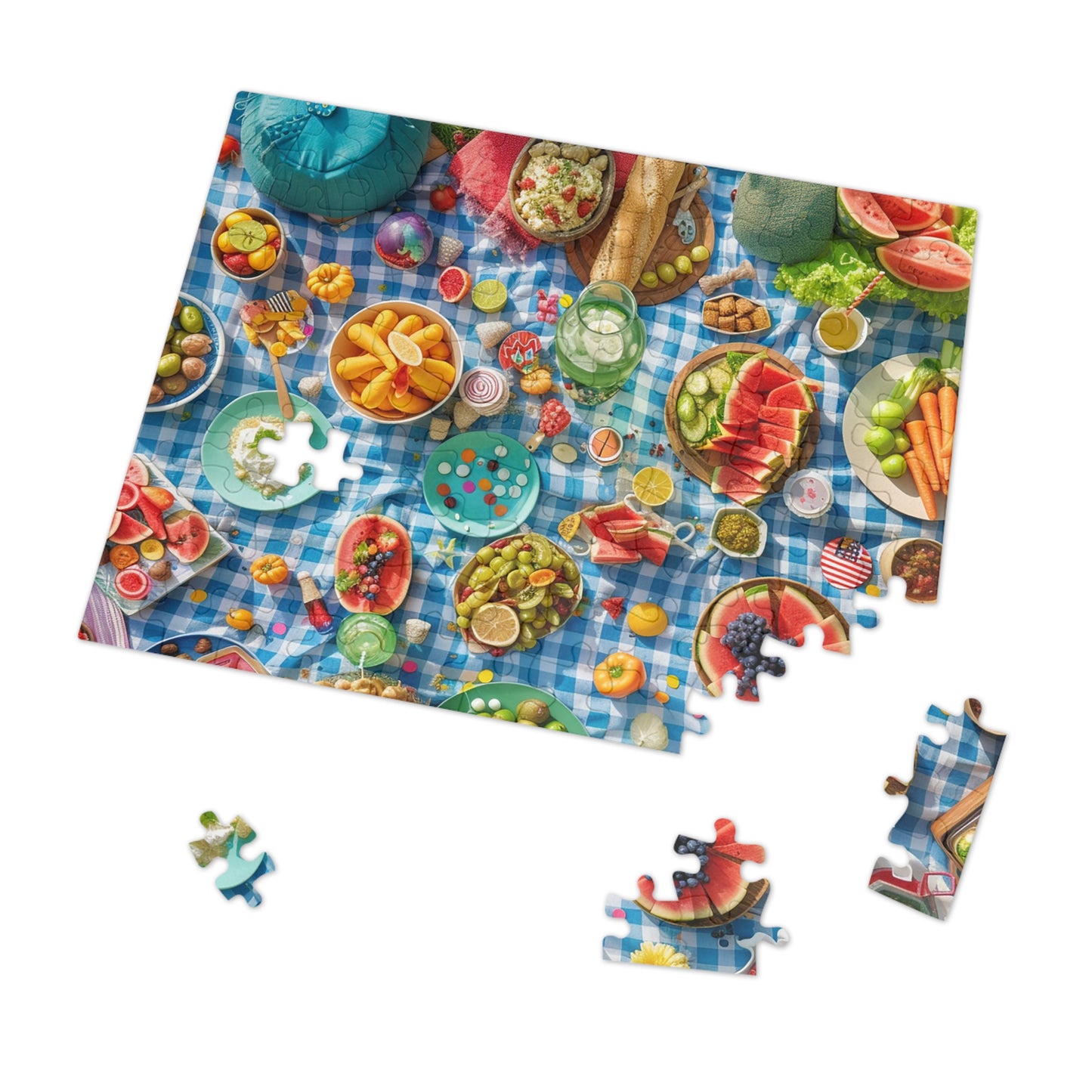 Summer Picnic  Jigsaw Puzzle (30, 110, 252, 500,1000-Piece)