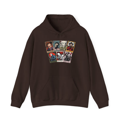 Horror Friends Tarot Cards Unisex Heavy Blend™ Hooded Sweatshirt