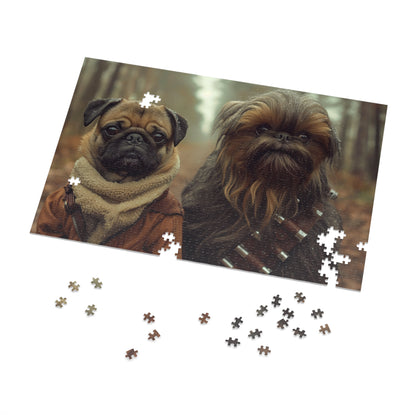 Dog Wars with Hans and Chewy Jigsaw Puzzle (30, 110, 252, 500,1000-Piece)