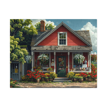 Little Red Country Store  Jigsaw Puzzle (30, 110, 252, 500,1000-Piece)