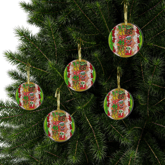 Baby Yoda Christmas Acrylic Ornaments