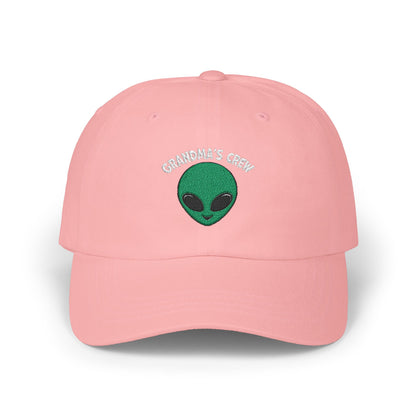 Grandma's Crew Alien Dad Cap - Fun and Casual Embroidered Hat