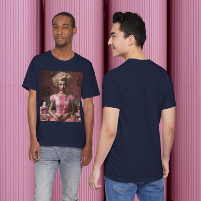 Creepy Barbie Doll Unisex Jersey Short Sleeve Tee