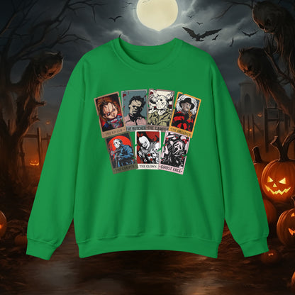 Horror Friends Tarot Cards Unisex Heavy Blend™ Crewneck Sweatshirt