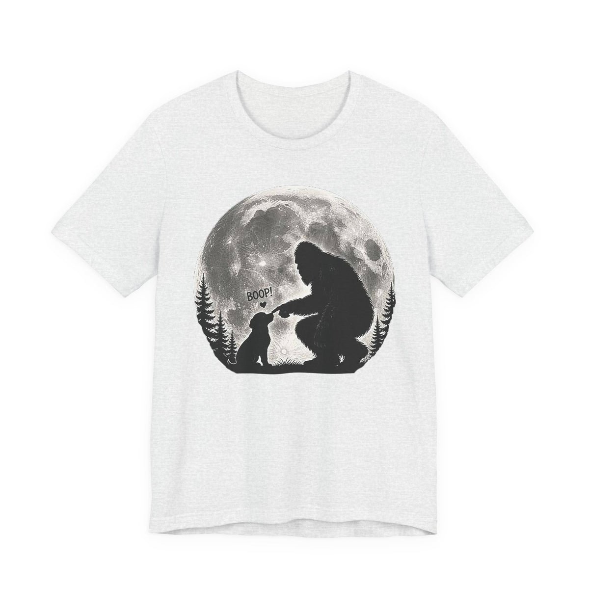 Bigfoot Boops Sweet Puppy Dog Unisex Jersey Short Sleeve Tee