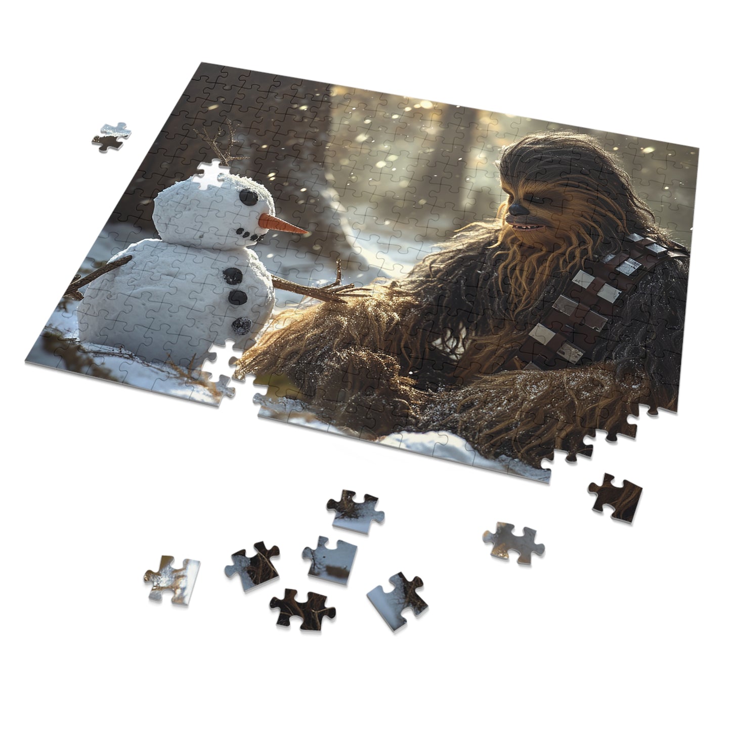 Chewy and the Snowman Jigsaw Puzzle (30, 110, 252, 500,1000-Piece)