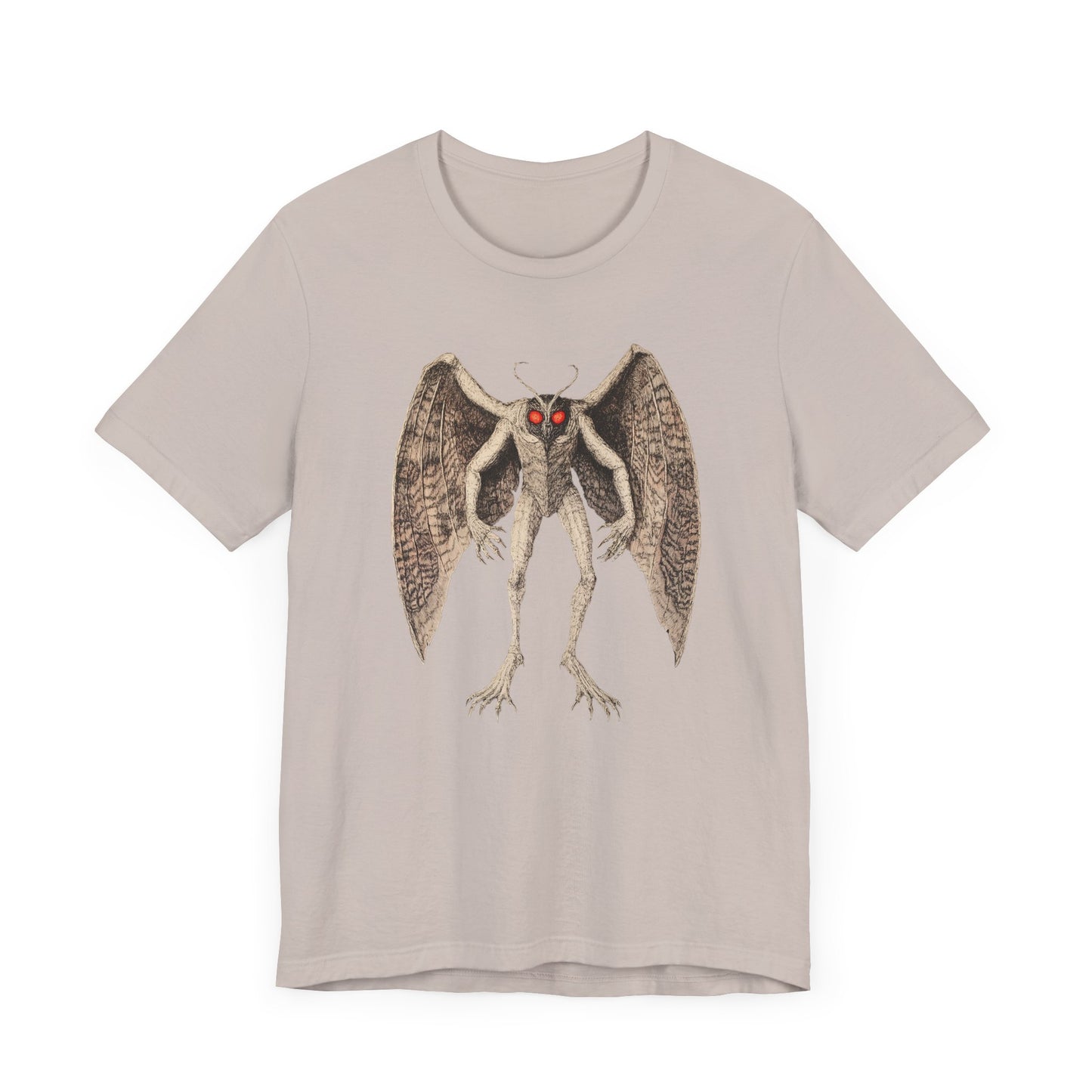 Mothman Unisex Jersey Tee - Paranormal Graphic T-Shirt