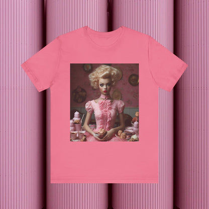 Creepy Barbie Doll Unisex Jersey Short Sleeve Tee