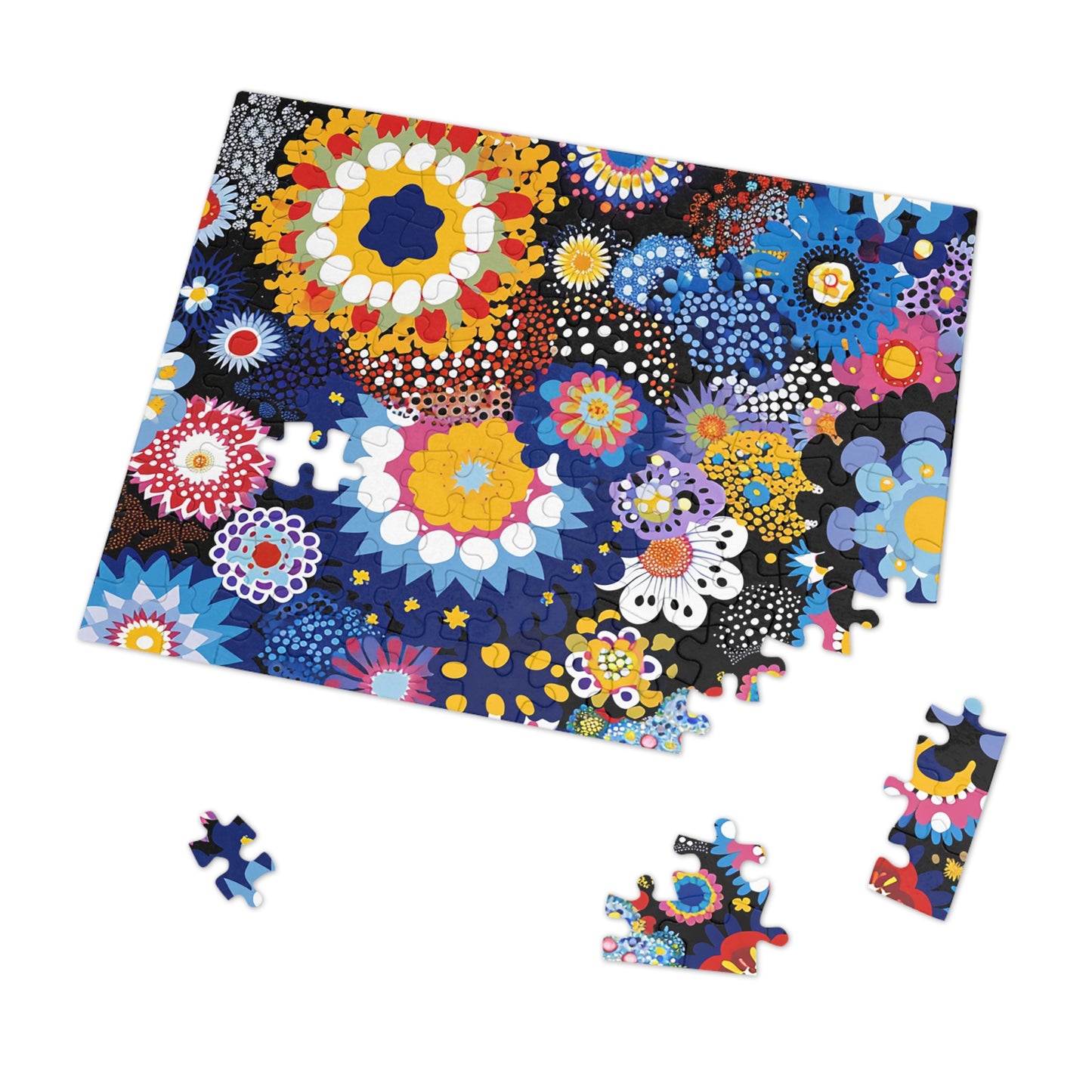 Kazumasa Nagai Style Flowers  Jigsaw Puzzle (30, 110, 252, 500,1000-Piece)