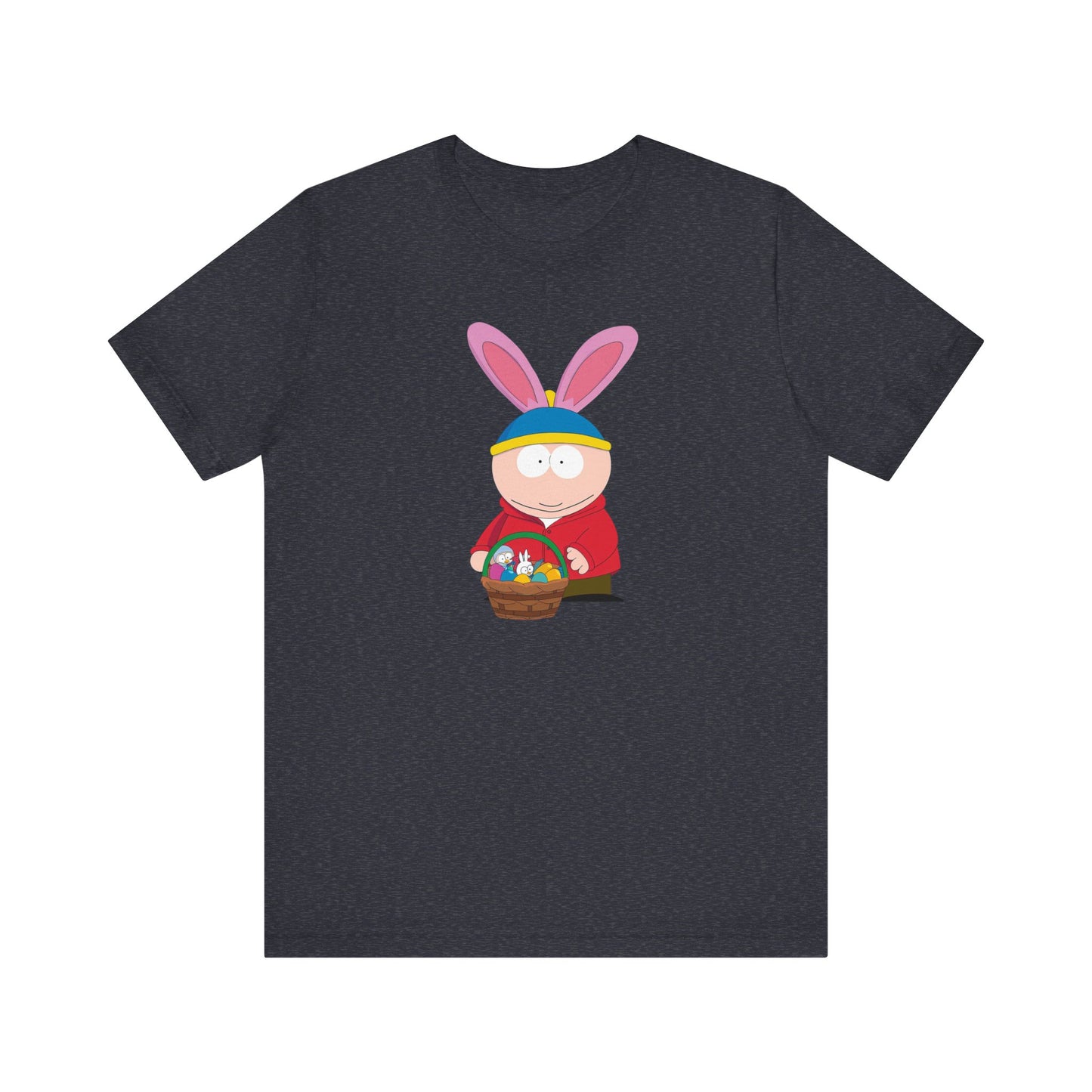 Easter Bunny Cartman   Unisex Jersey Short Sleeve Tee