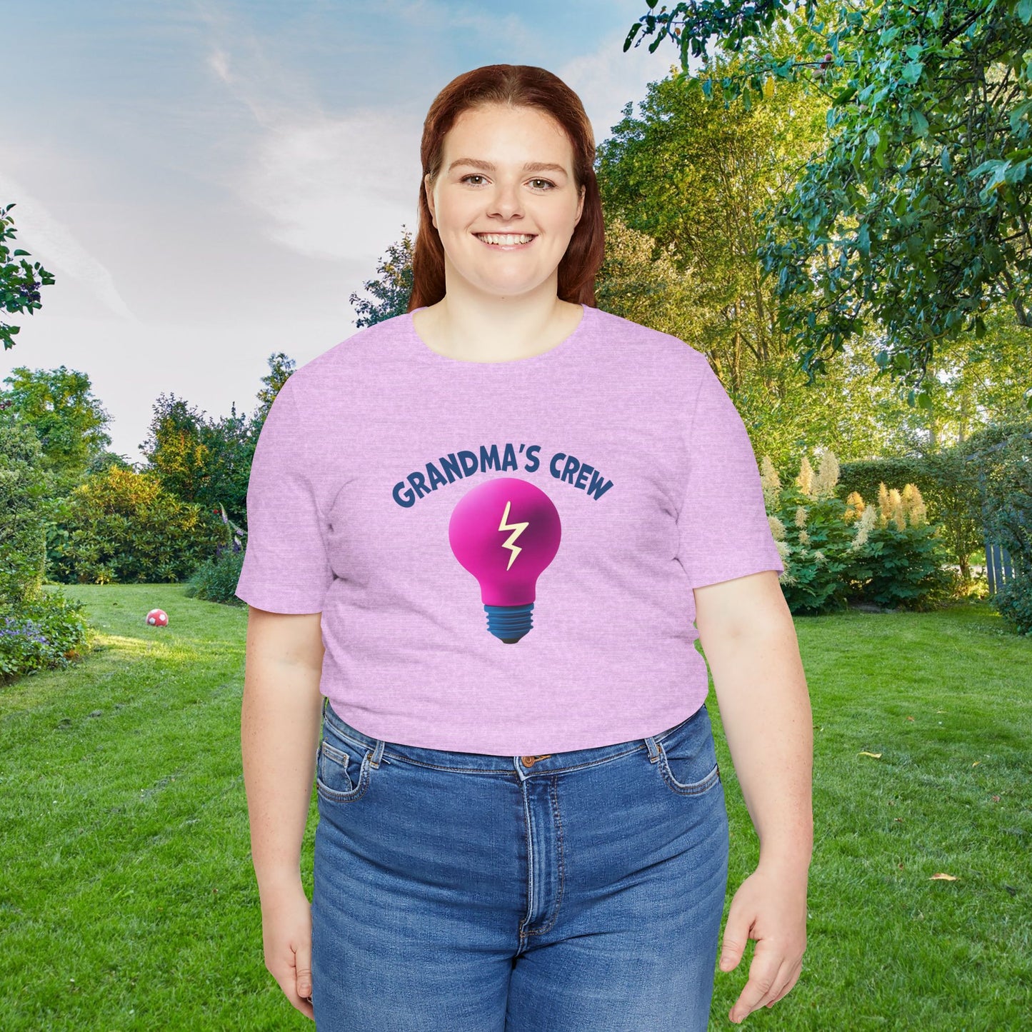 Grandma's Crew  Unisex Jersey Tee - Fun Gift for Grandparents