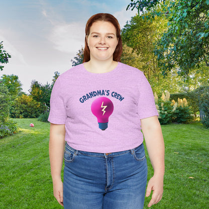 Grandma's Crew  Unisex Jersey Tee - Fun Gift for Grandparents