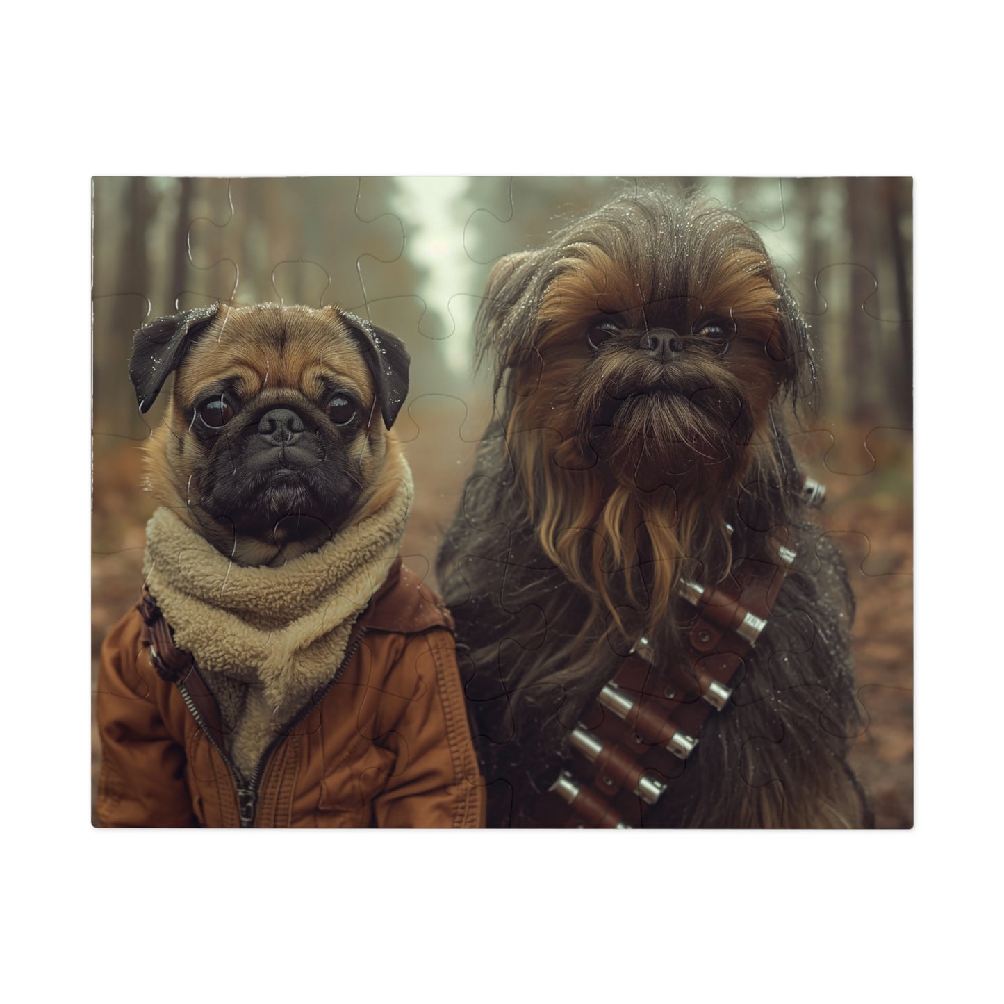 Dog Wars with Hans and Chewy Jigsaw Puzzle (30, 110, 252, 500,1000-Piece)