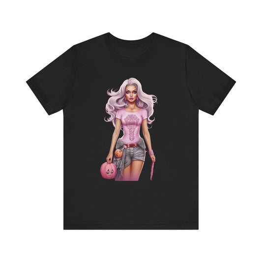 Barbie Girl Halloween Unisex Jersey Short Sleeve Tee