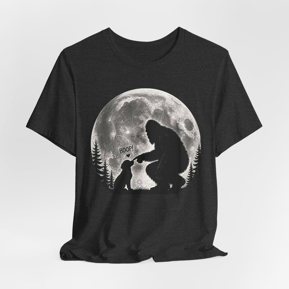 Bigfoot Boops Sweet Puppy Dog Unisex Jersey Short Sleeve Tee