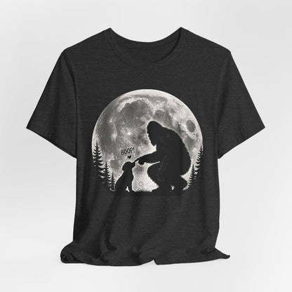 Bigfoot Boops Sweet Puppy Dog Unisex Jersey Short Sleeve Tee