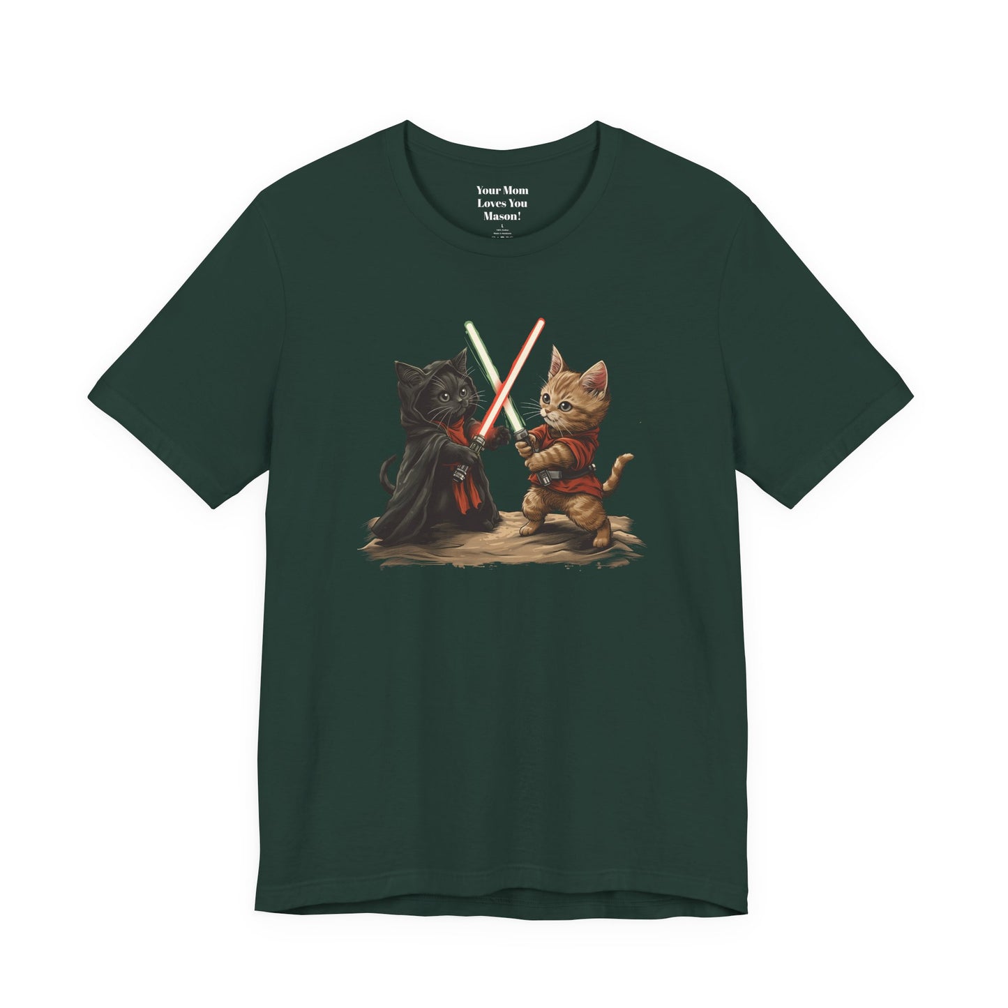 Kitty Star Wars Battle Unisex Jersey Short Sleeve Tee