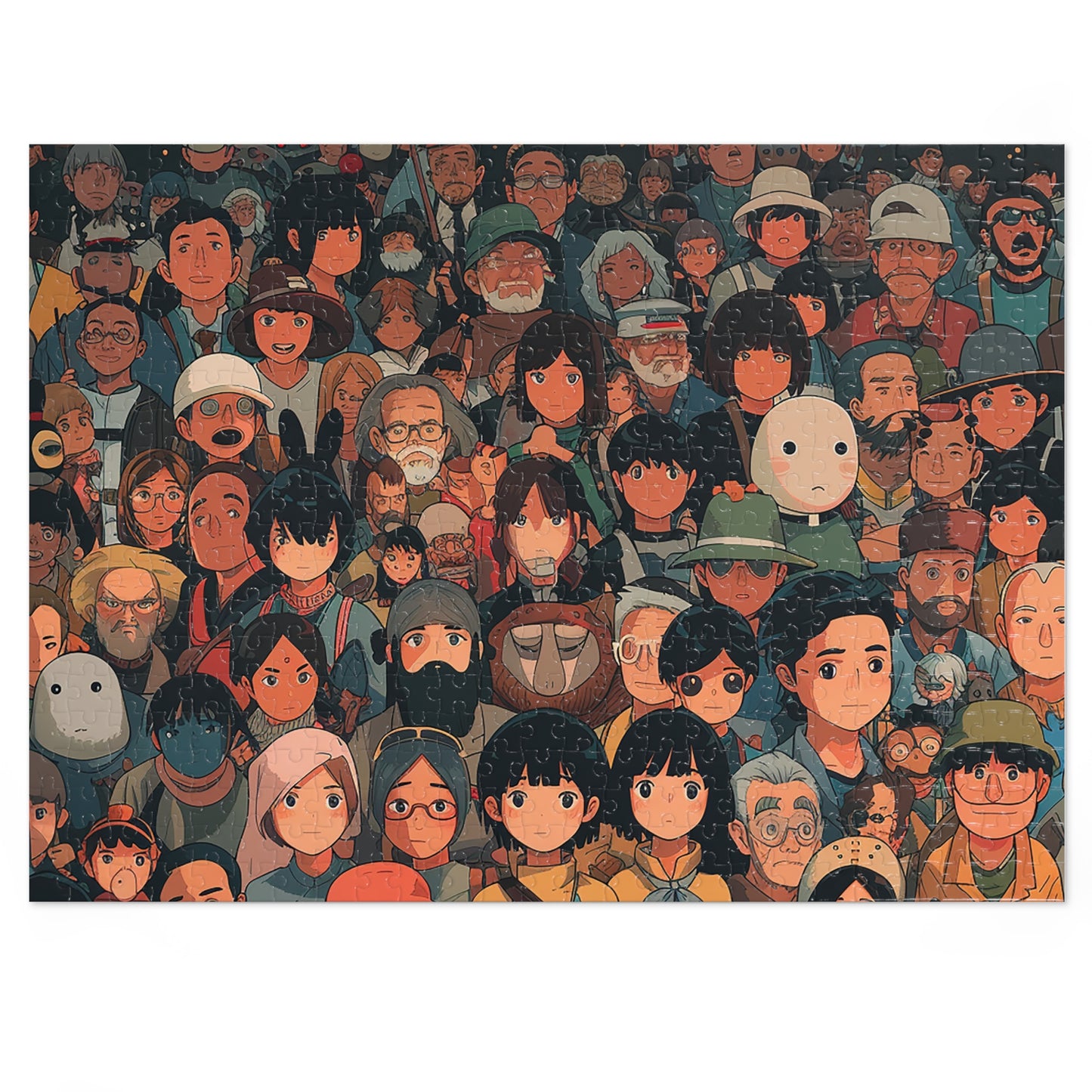 Anime Citizens  Jigsaw Puzzle (30, 110, 252, 500,1000-Piece)