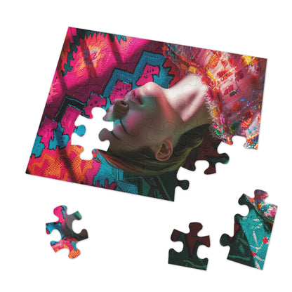 Sleeping with the Colorful Patterns of the Sun Jigsaw Puzzle (30, 110, 252, 500,1000-Piece)