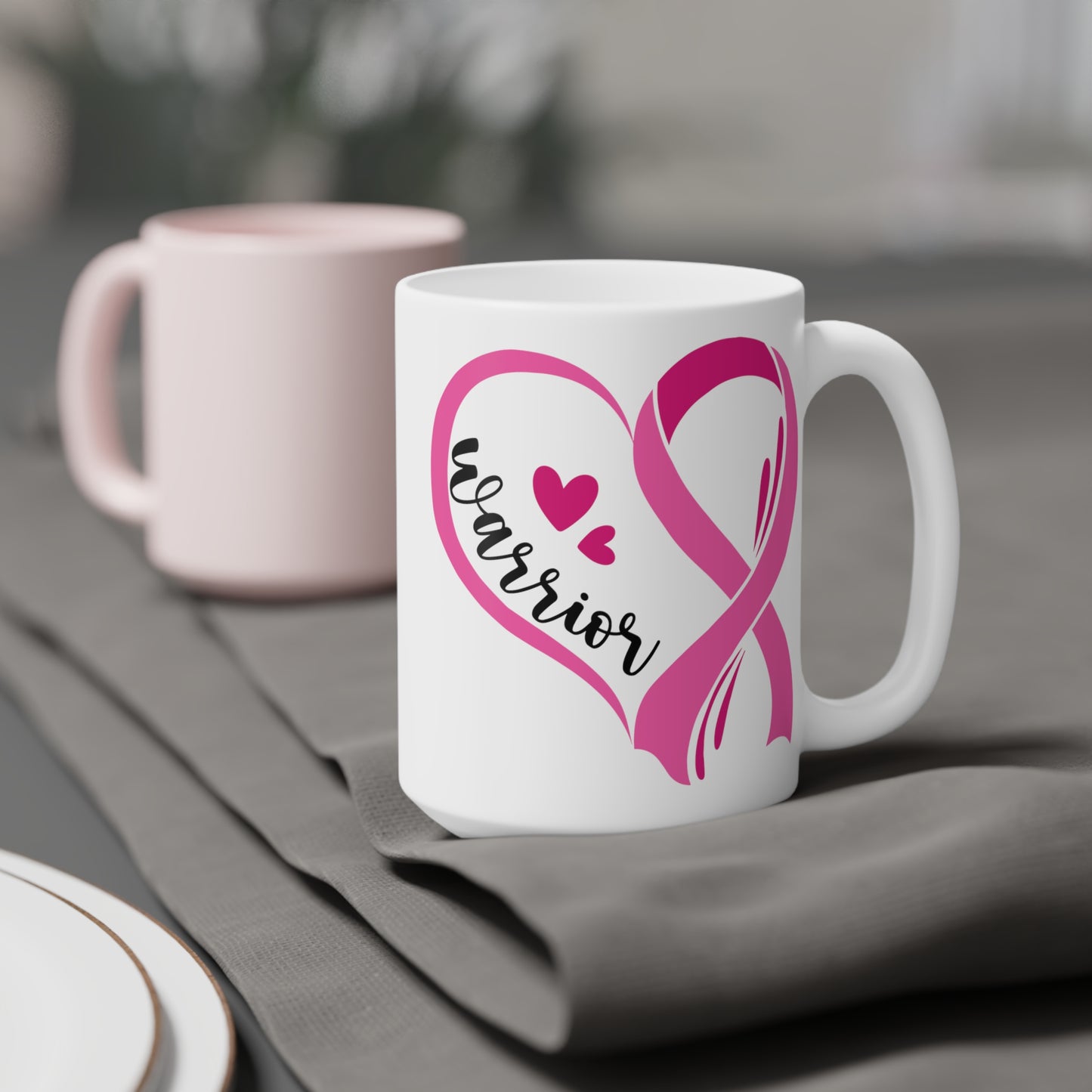 Breast Cancer Awareness Warrior Ceramic Mugs (11oz\15oz\20oz)