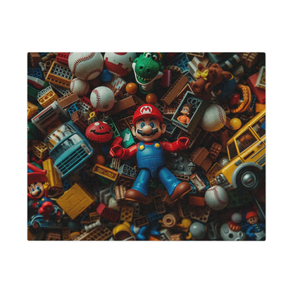 Mario and Toys  Jigsaw Puzzle (30, 110, 252, 500,1000-Piece)