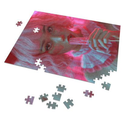 Young Girl with a Ice Pop  Jigsaw Puzzle (30, 110, 252, 500,1000-Piece)