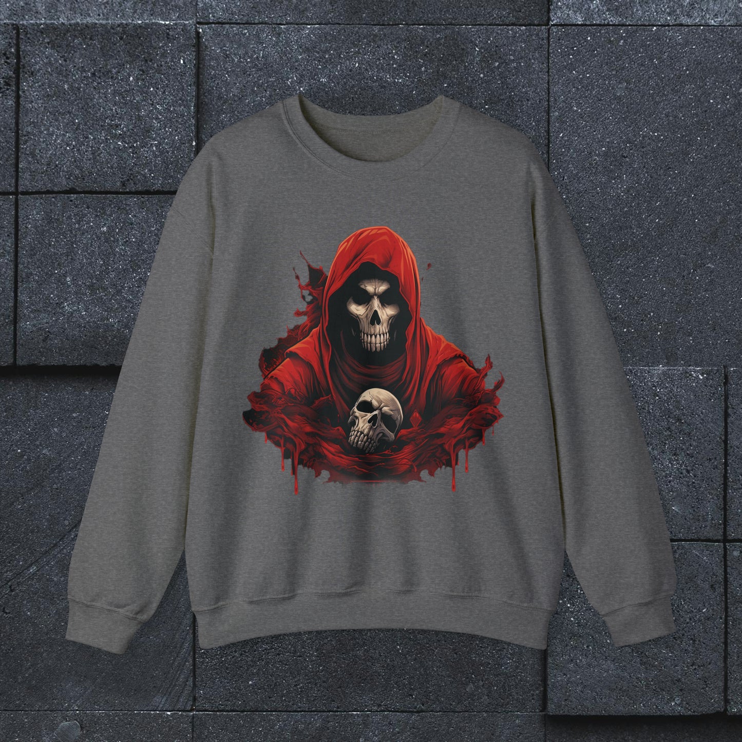 Evil Skeleton Heavy Blend™ Crewneck Sweatshirt