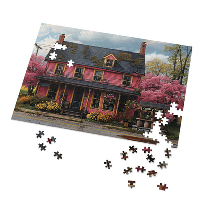 Country Store in Spring  Jigsaw Puzzle (30, 110, 252, 500,1000-Piece)