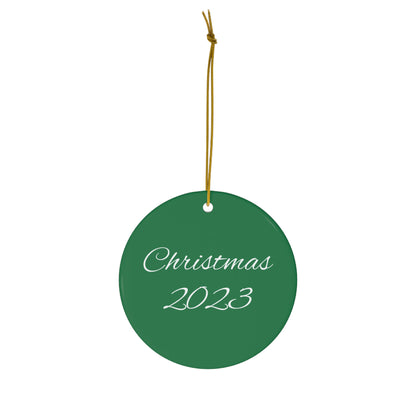 2024 Christmas Ceramic Ornament