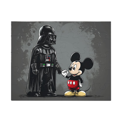 Darth and Mickey Jigsaw Puzzle (30, 110, 252, 500 -Piece)