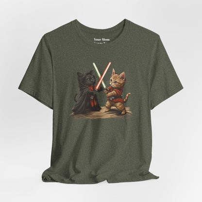 Kitty Star Wars Battle Unisex Jersey Short Sleeve Tee