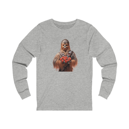 Chewbacca's Roses  Unisex Jersey Long Sleeve Tee