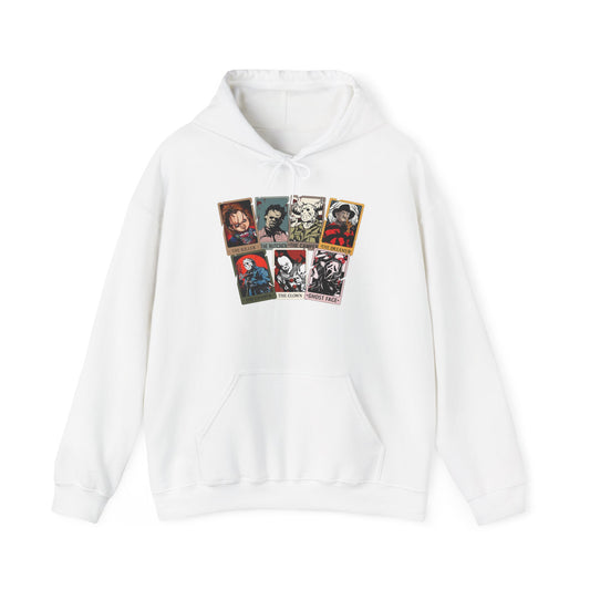 Horror Friends Tarot Cards Unisex Heavy Blend™ Hooded Sweatshirt