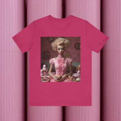 Creepy Barbie Doll Unisex Jersey Short Sleeve Tee