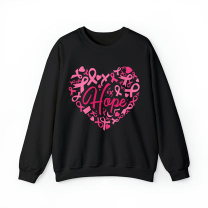 Hope Heart Breast Cancer Awareness Sweatshirt